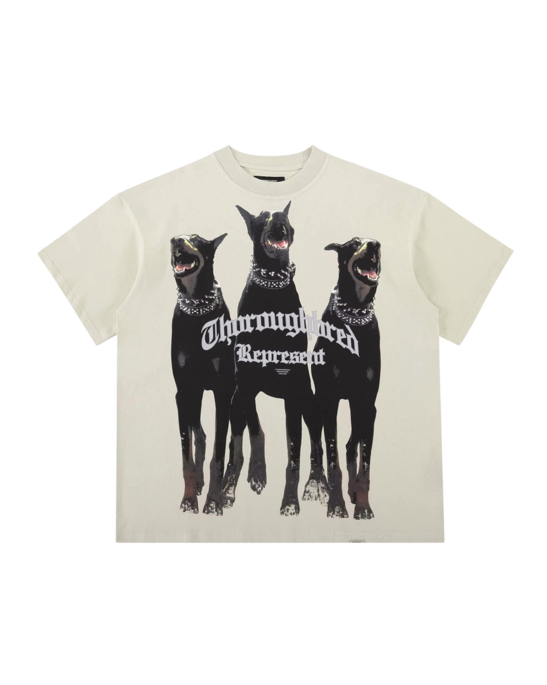 Oversized Thoroughbred T-Shirt - Beige