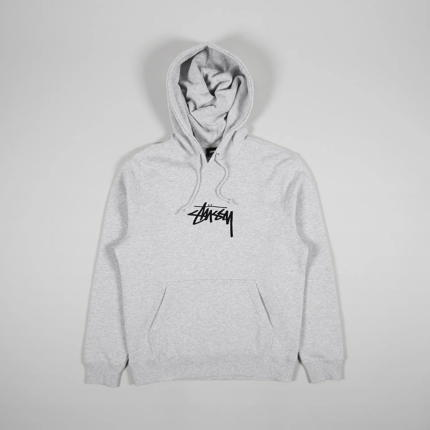 Stussy Logo Embroided Fleece Hoodie