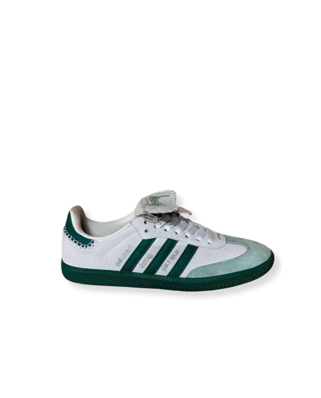 Adidas x Stussy Samba 'White Green'