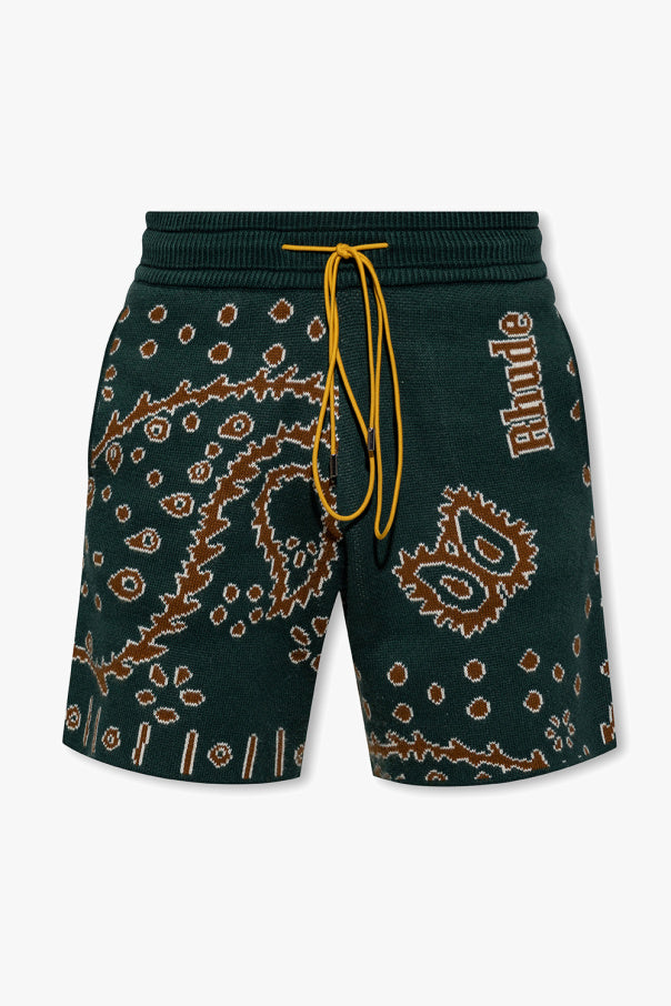 Rhude Bandana Knit Short