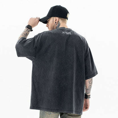 In The Future Black Vintage Tees